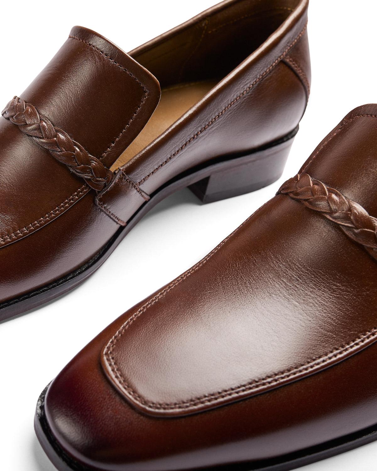 No Loose Ends - Genuine leather Loafer, Brown