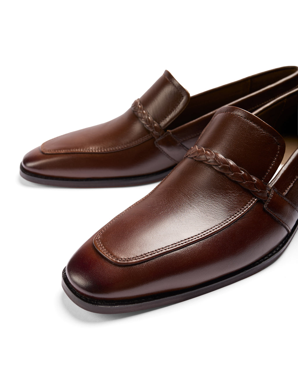 No Loose Ends - Genuine leather Loafer, Brown