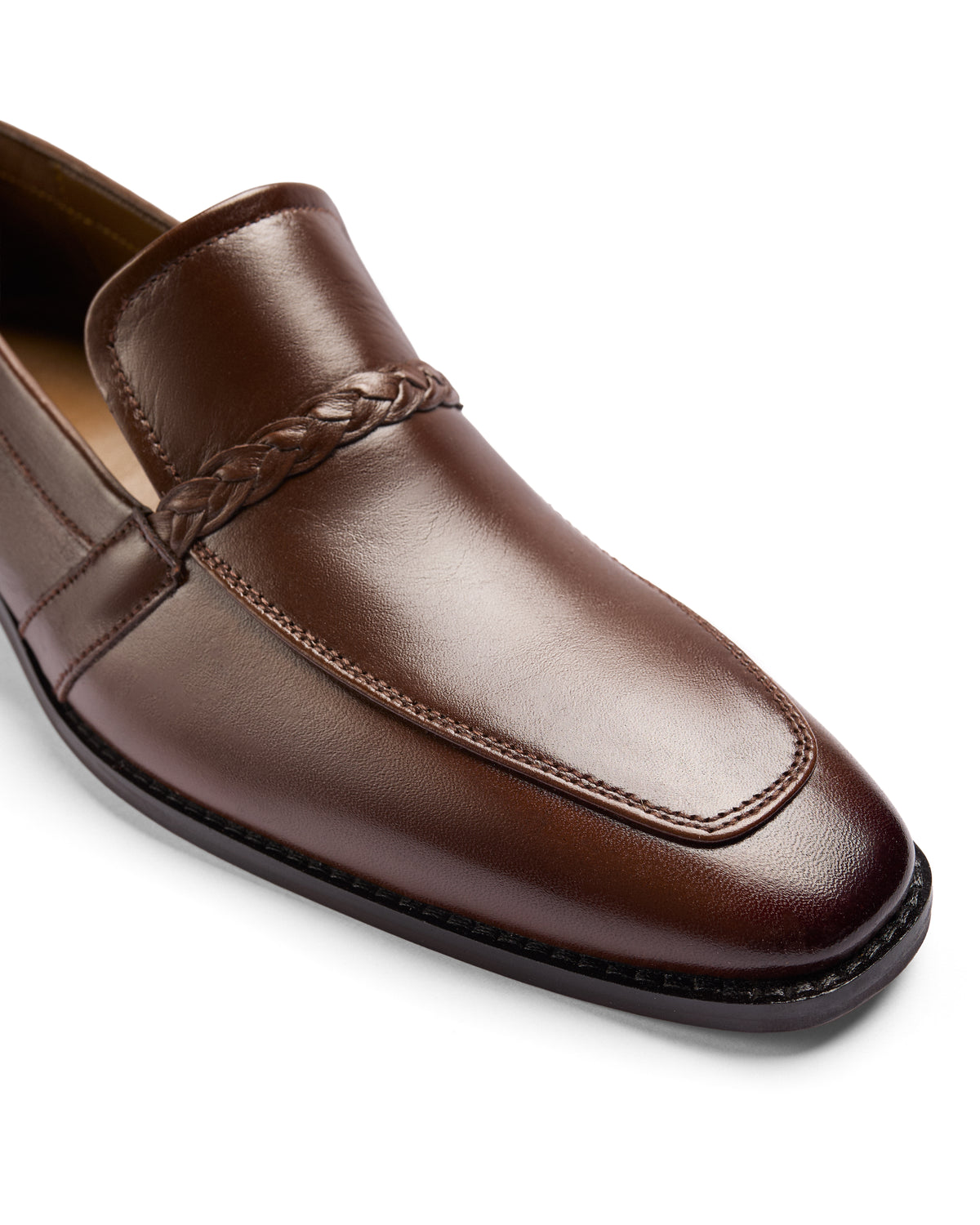 No Loose Ends - Genuine leather Loafer, Brown