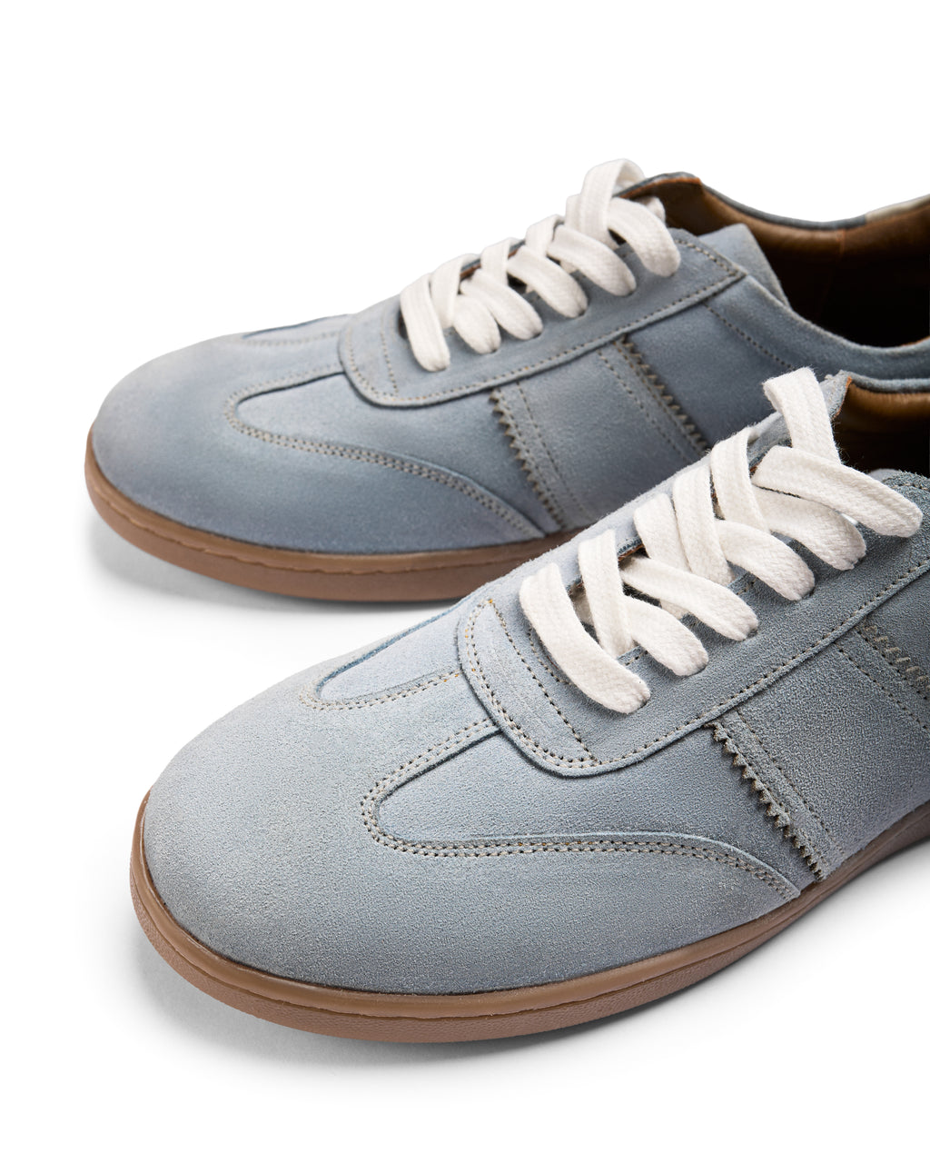 No Notes - Fine suede Sneaker, Powder Blue