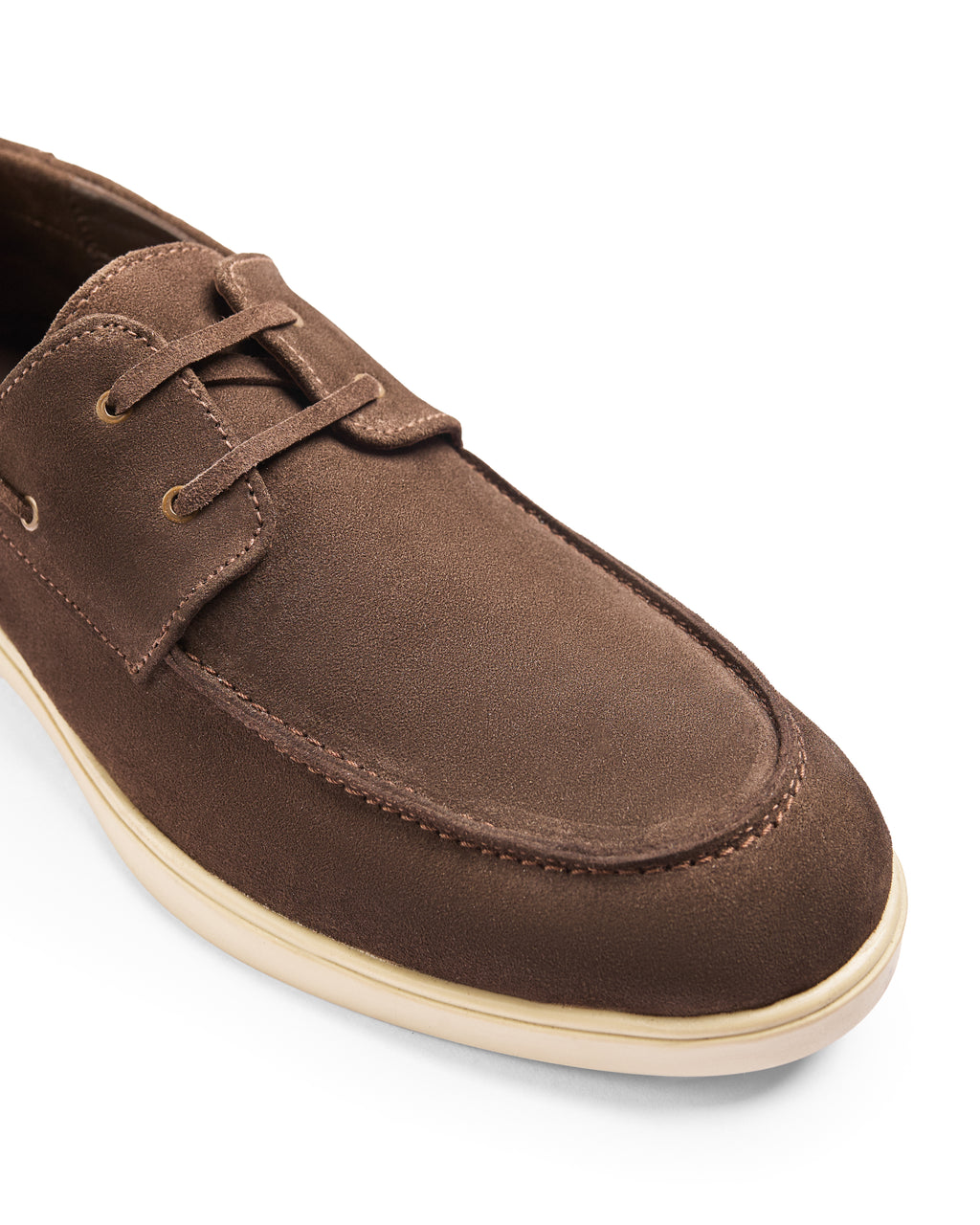 Open Tab - Suede Boat Shoe, Brown