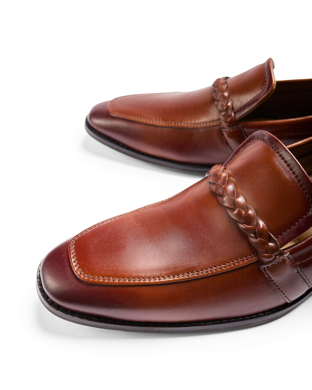 No Loose Ends - Genuine leather Loafer, Tan
