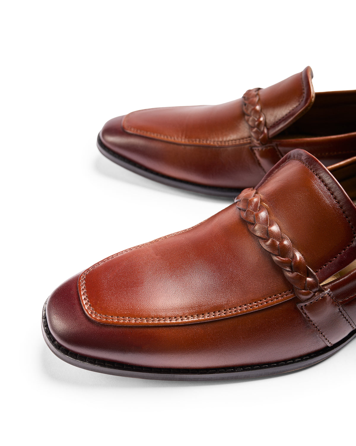 No Loose Ends - Genuine leather Loafer, Tan