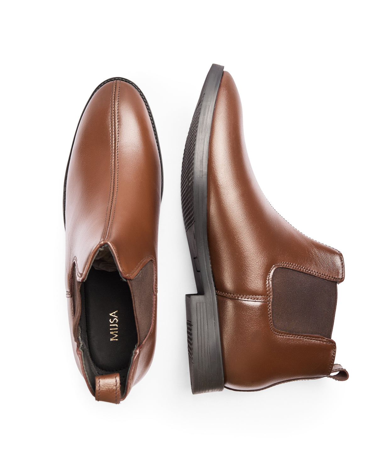 Final Say - Genuine leather Chelsea Boot, Brown