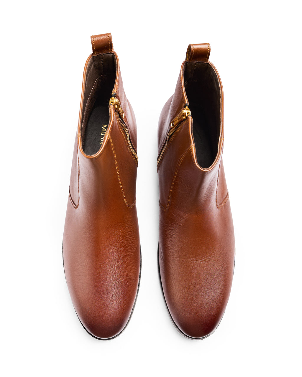 After Hours - Genuine leather Ankle Boot, Tan