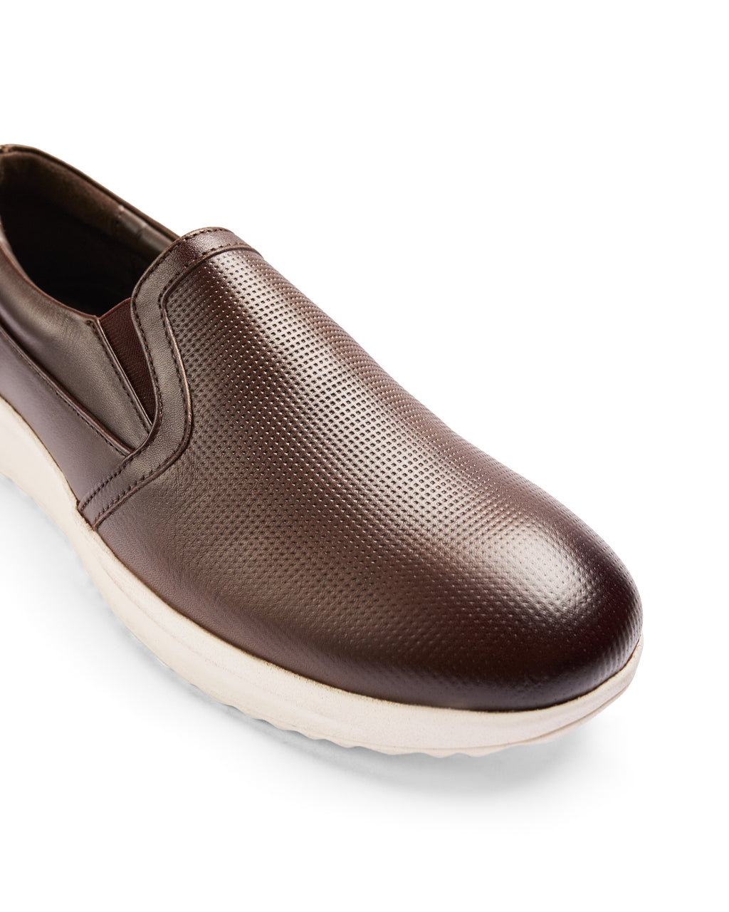 Already Knew - Genuine leather Slip-On Sneaker, Brown