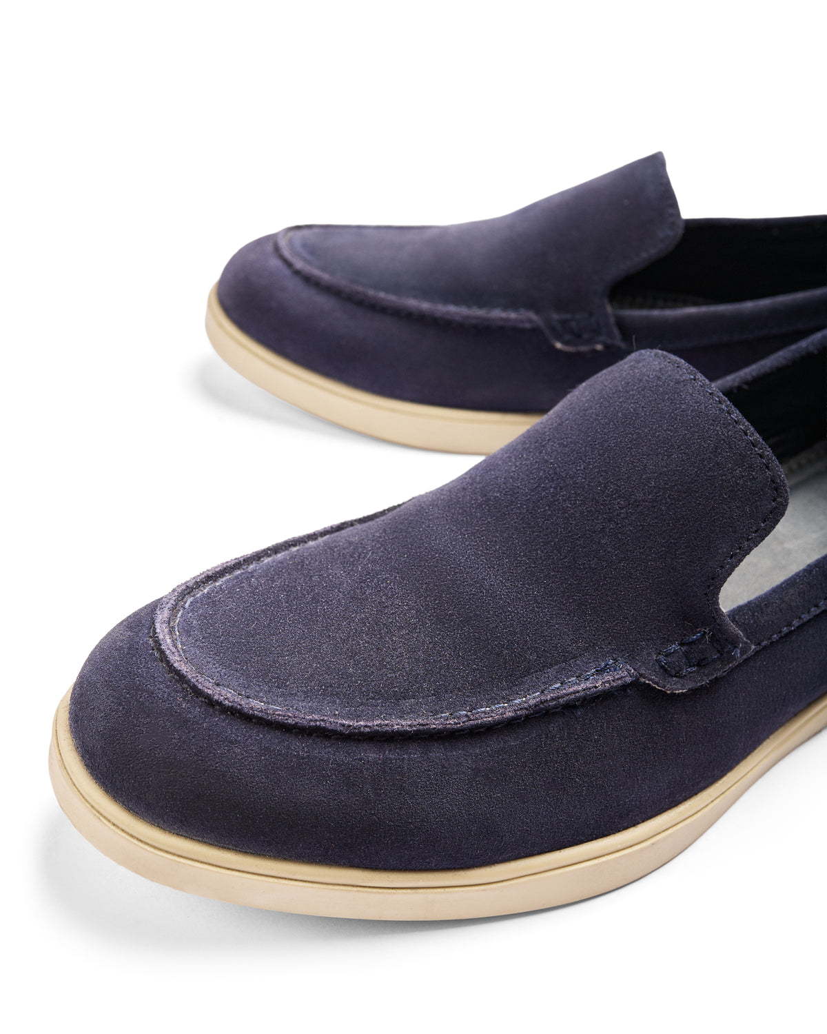 Out Of Office - Fine suede Loafer, Navy Blue