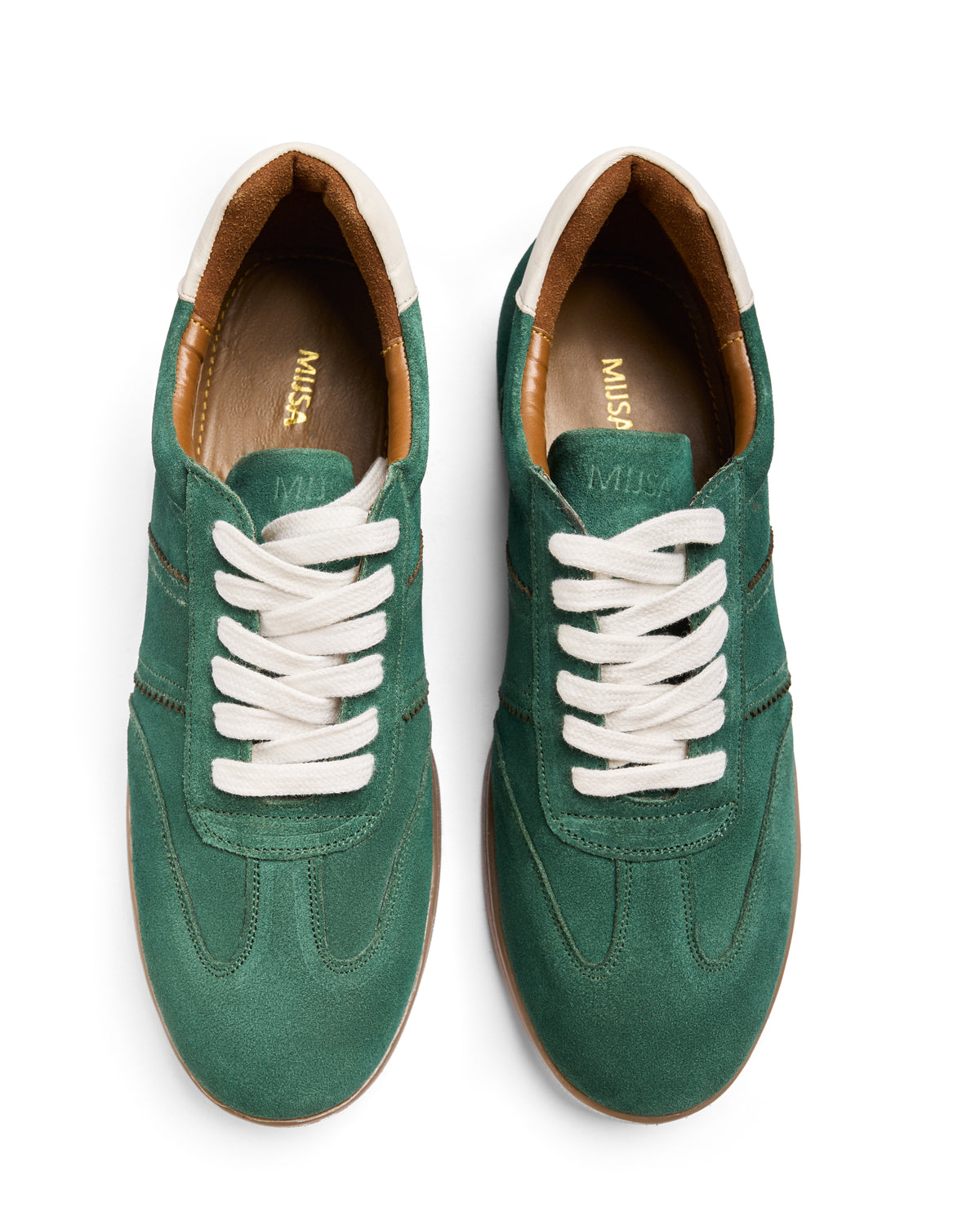 No Notes - Fine suede Sneaker, Olive Green