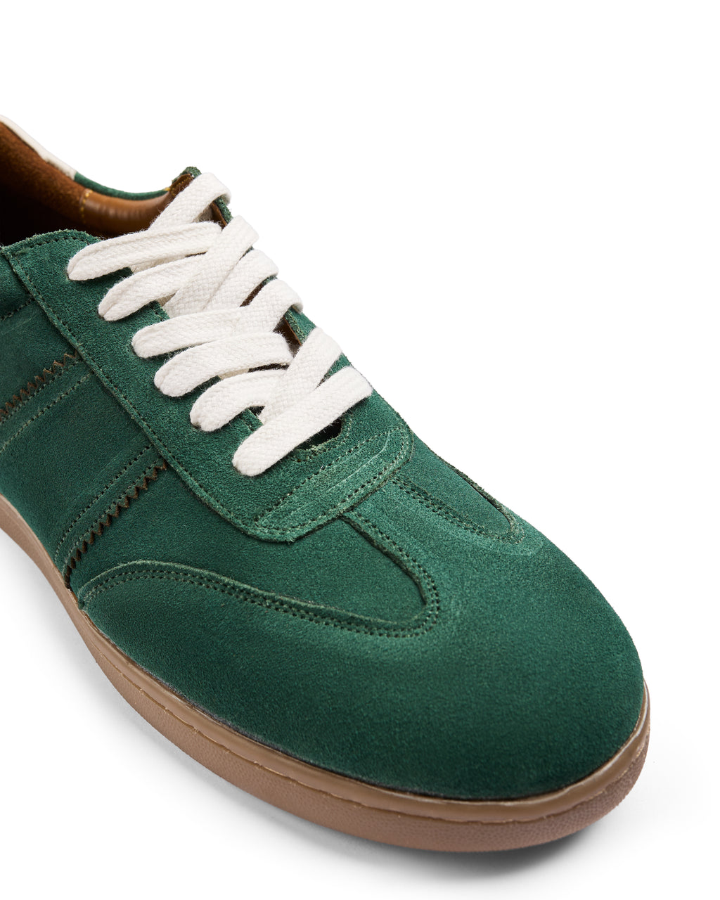 No Notes - Fine suede Sneaker, Olive Green