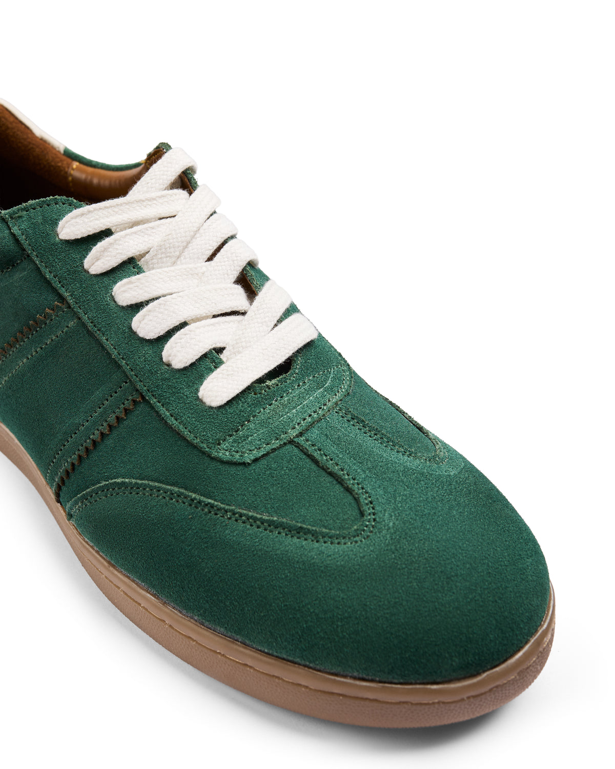 No Notes - Fine suede Sneaker, Olive Green