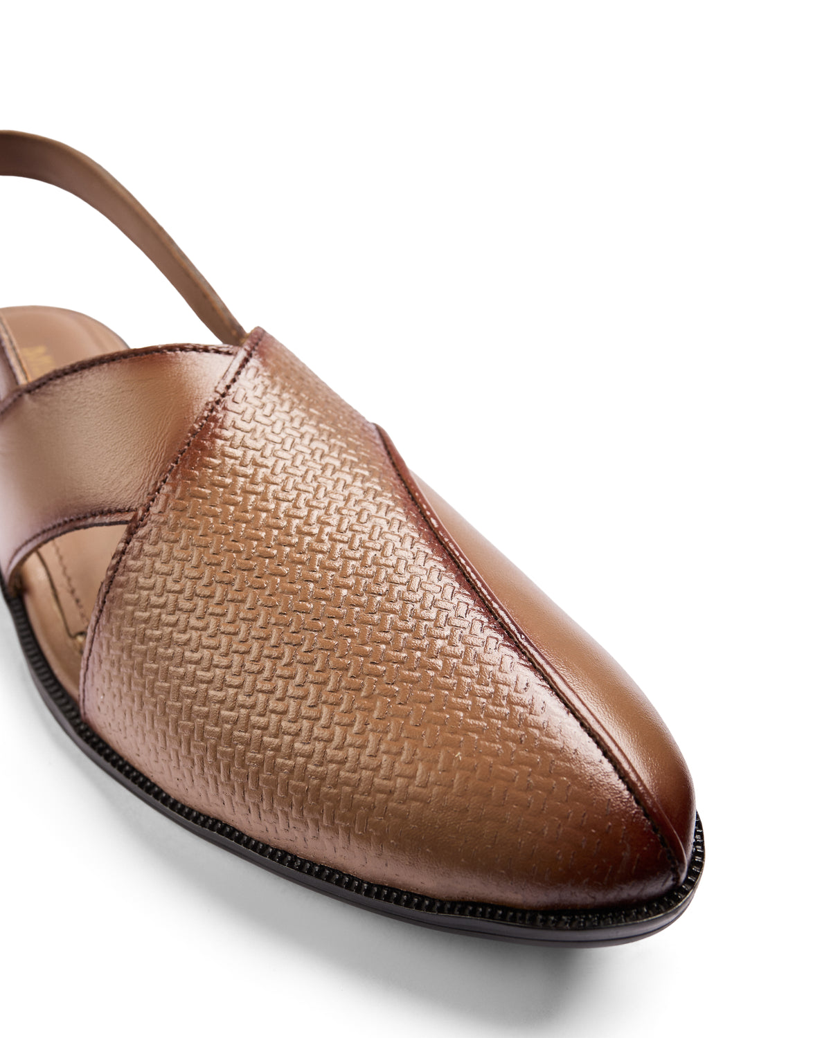 Home Ground - Genuine leather Peshawari Chappal, Beige