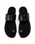 Final Word - Genuine leather Sandal, Black