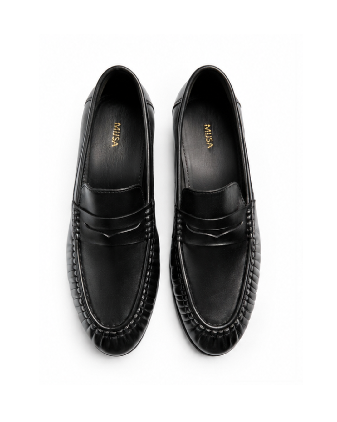 As Expected - Genuine leather Loafer, Black