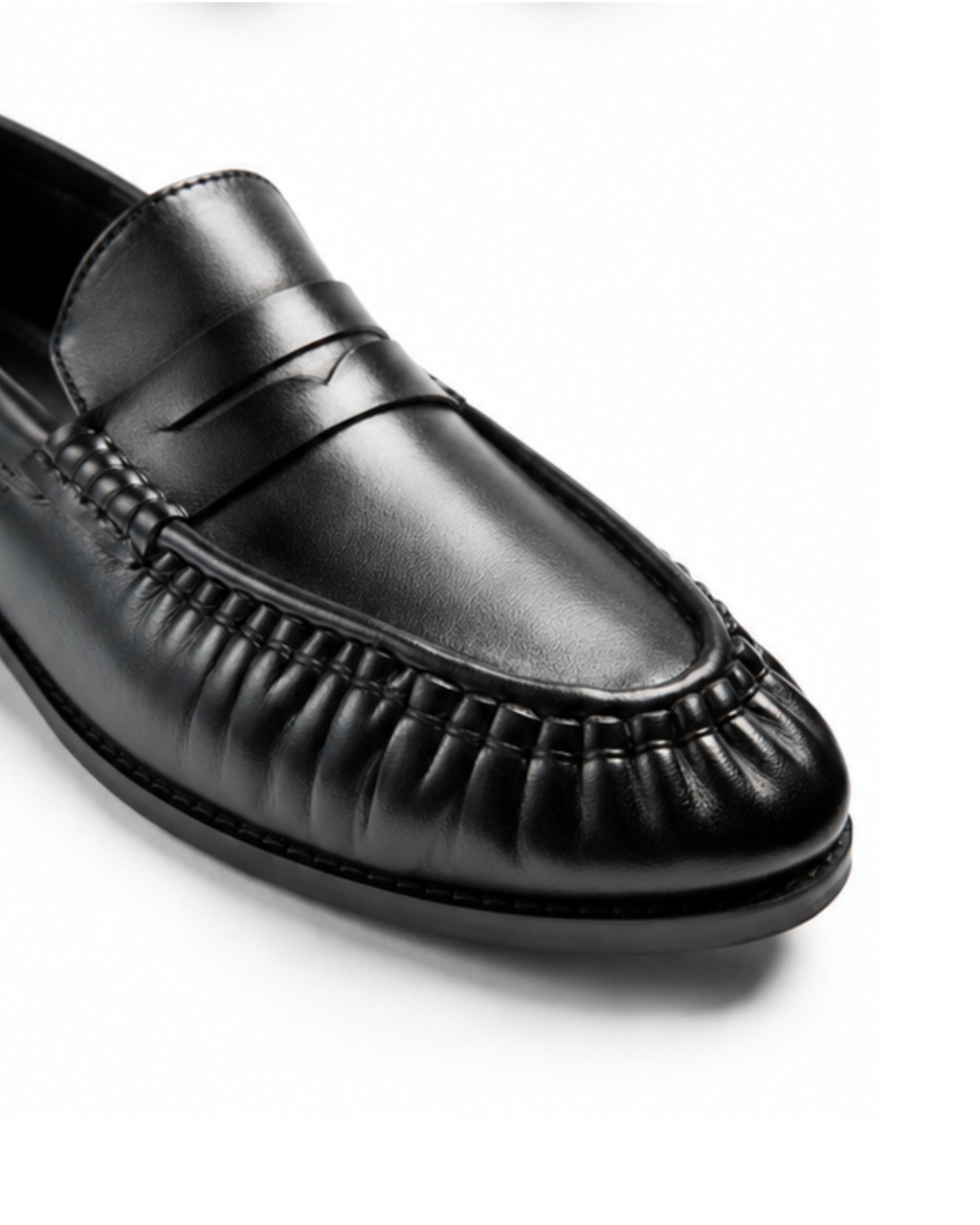 As Expected - Genuine leather Loafer, Black