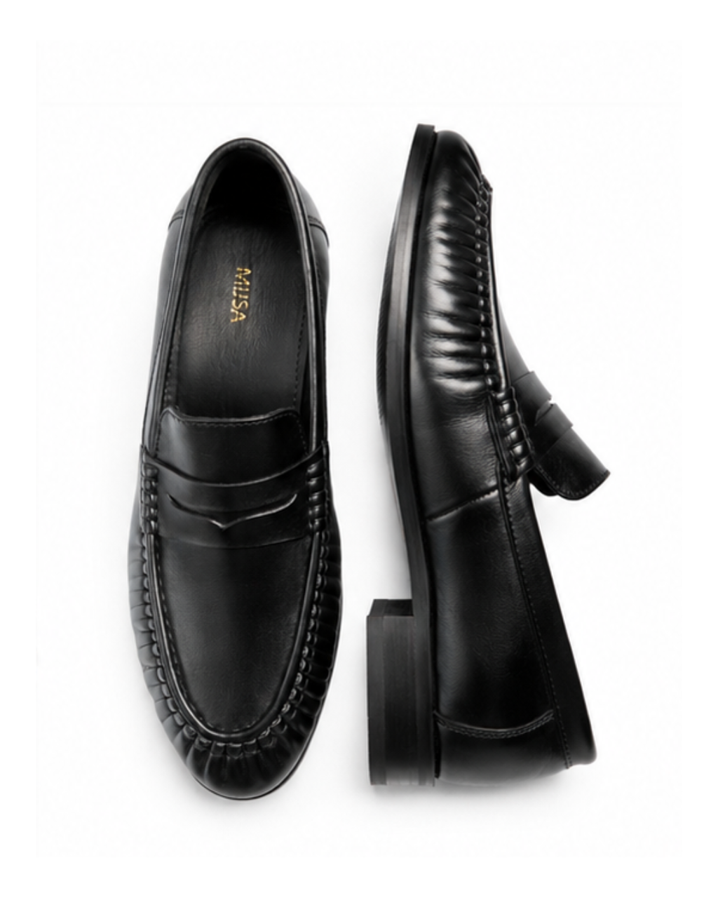 As Expected - Genuine leather Loafer, Black