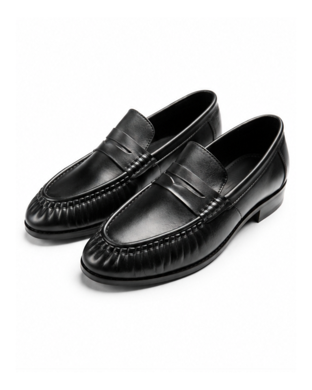 As Expected - Genuine leather Loafer, Black