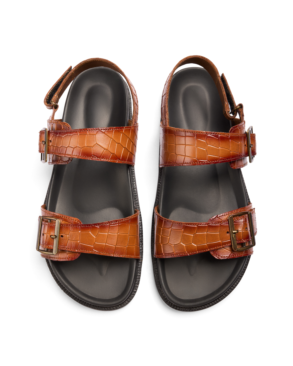 Bold Claim - Genuine leather Sandal, Tan