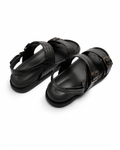 Bold Claim - Genuine leather Sandal, Black