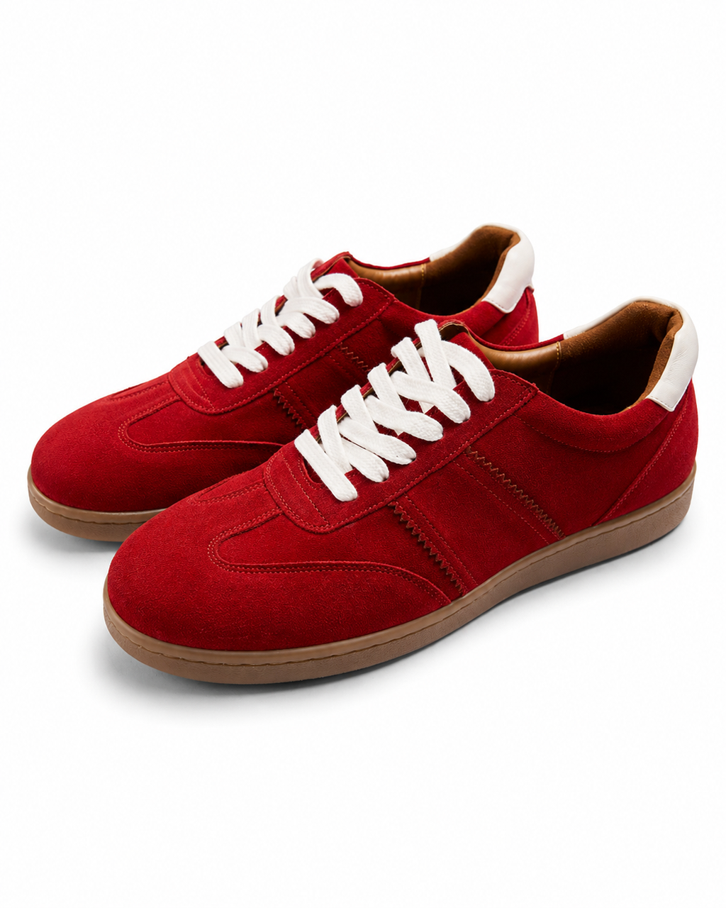 No Notes - Fine suede Sneaker, Red