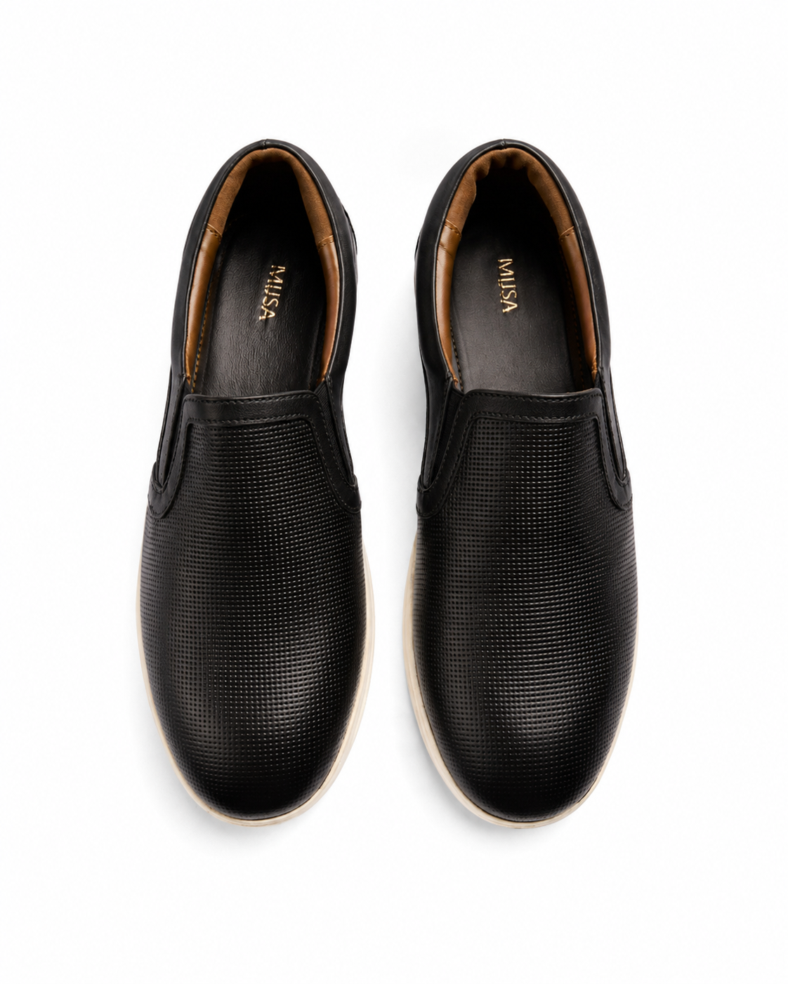 Already Knew - Genuine leather Slip-On Sneaker, Black