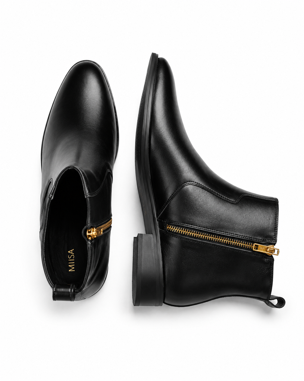 After Hours - Genuine leather Ankle Boot, Black