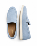 Out Of Office - Fine suede Loafer, Powder Blue