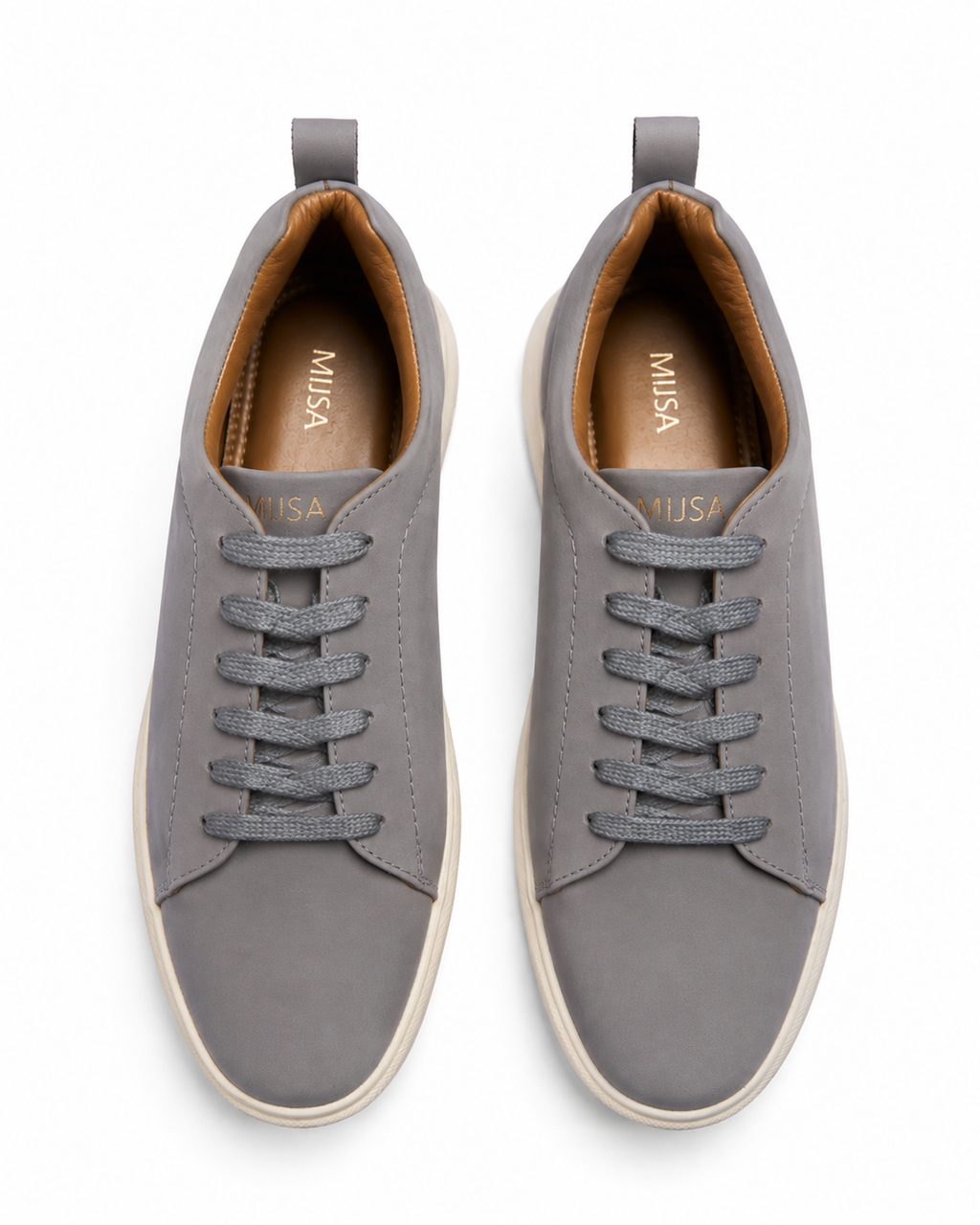Good Point - Genuine leather Lace-Up Sneaker, Grey