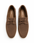 Open Tab - Suede Boat Shoe, Brown