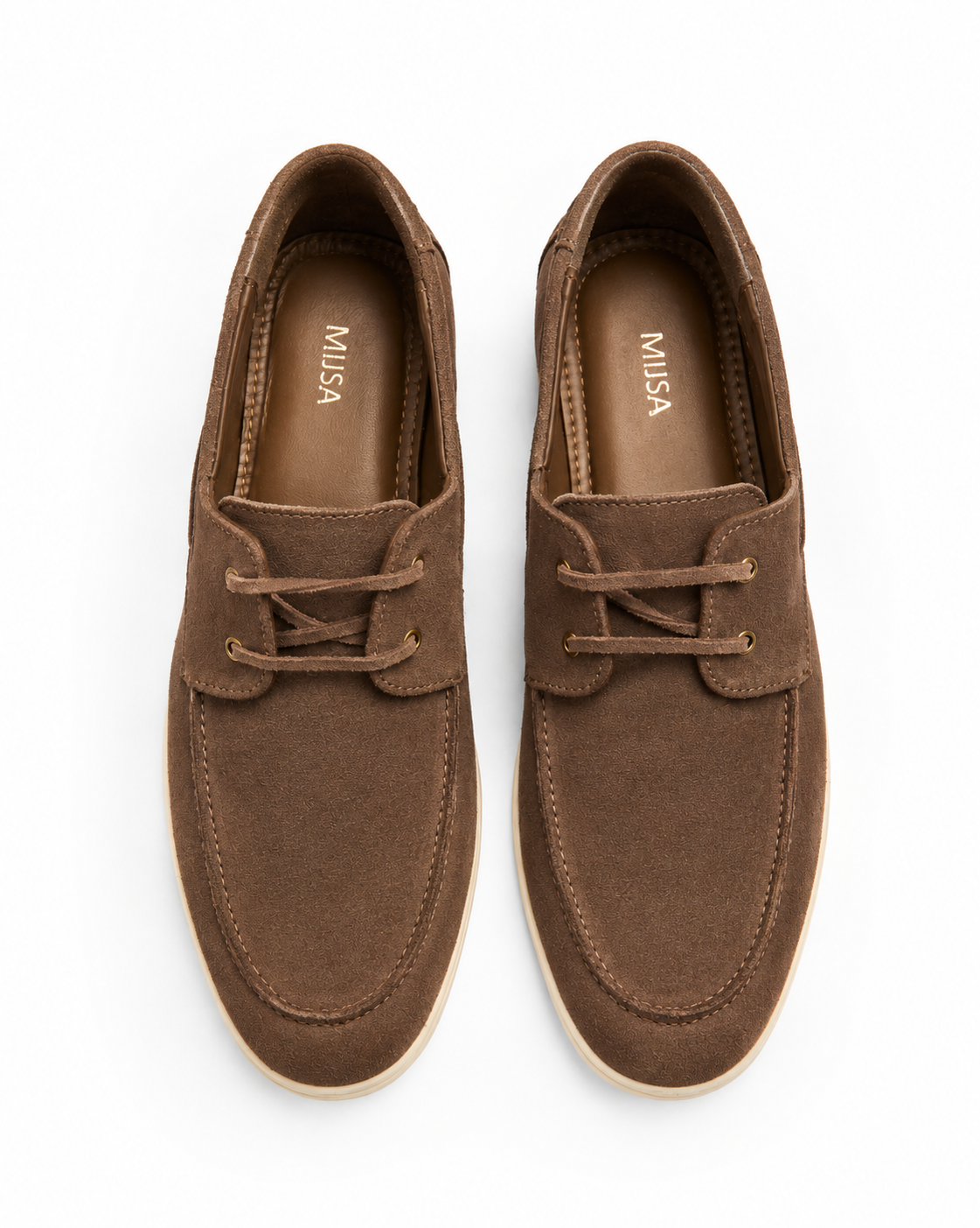 Open Tab - Suede Boat Shoe, Brown