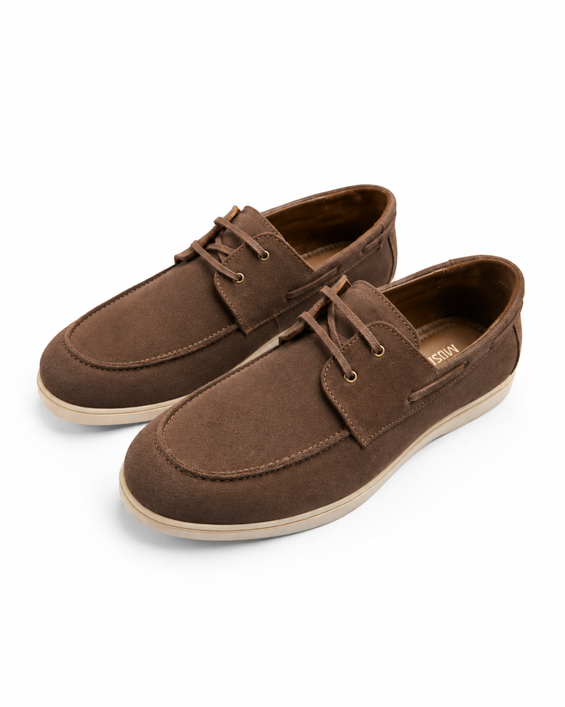 Open Tab - Suede Boat Shoe, Brown