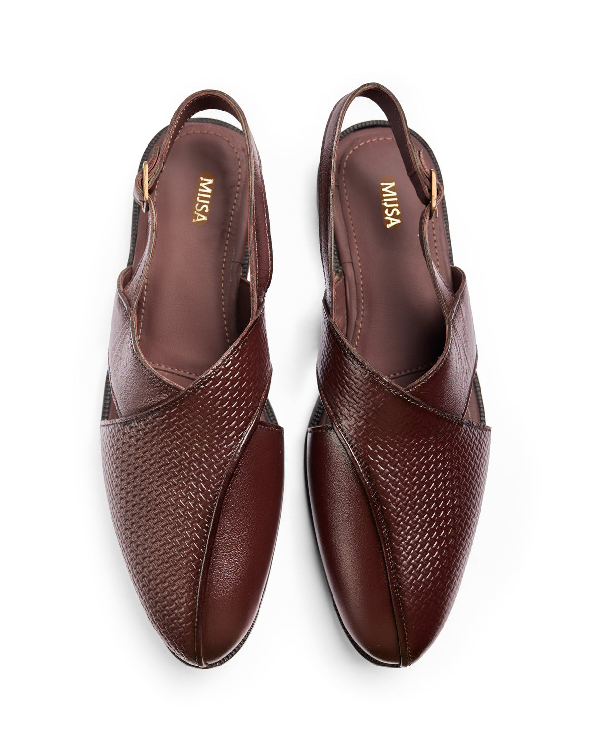 Home Ground - Genuine leather Peshawari Chappal, Brown