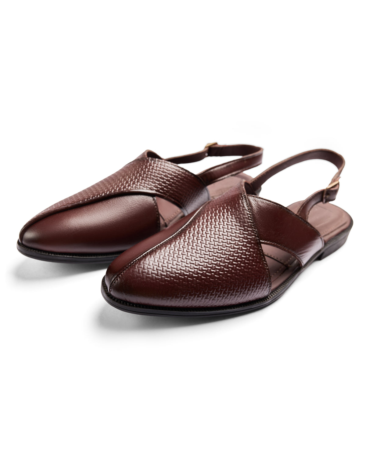 Home Ground - Genuine leather Peshawari Chappal, Brown