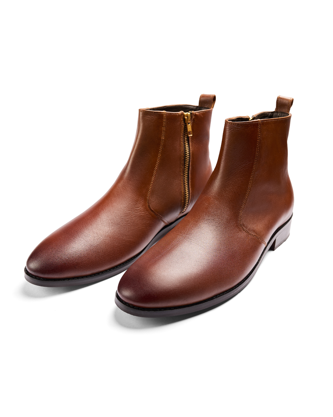 After Hours - Genuine leather Ankle Boot, Tan