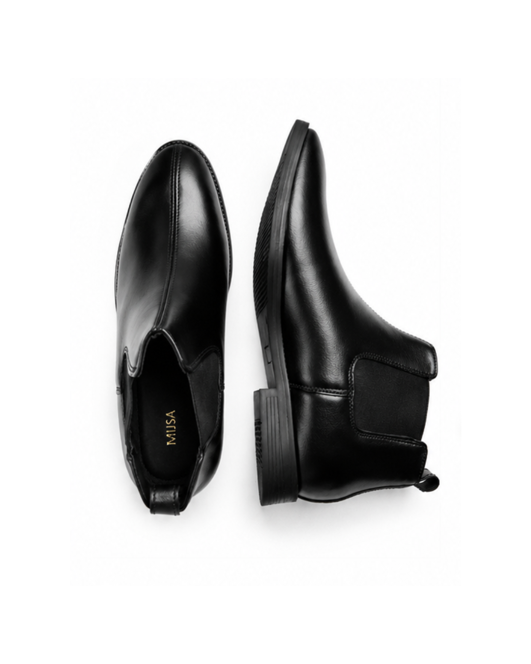 Final Say - Genuine leather Chelsea Boot, Black