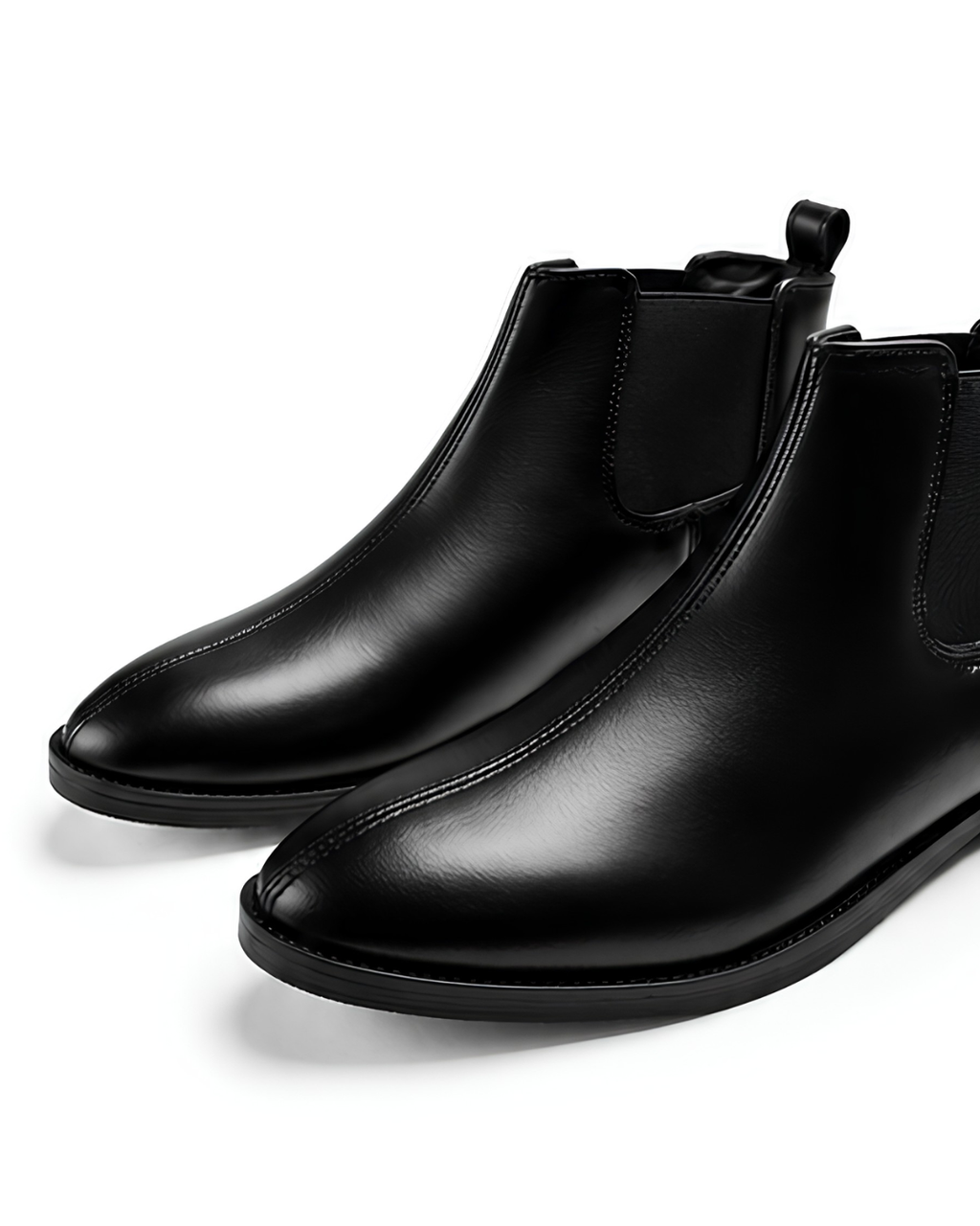 Final Say - Genuine leather Chelsea Boot, Black