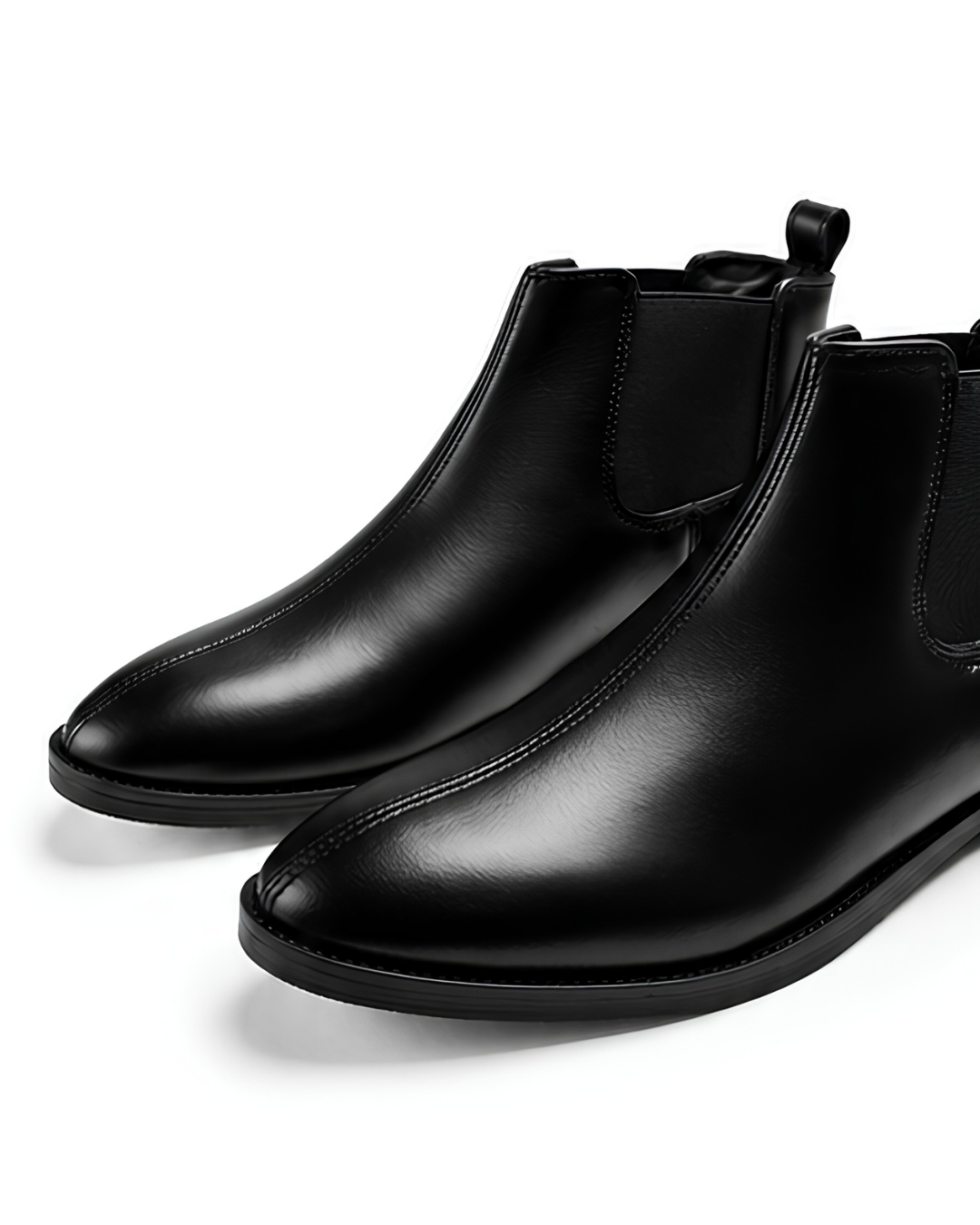 Final Say - Genuine leather Chelsea Boot, Black