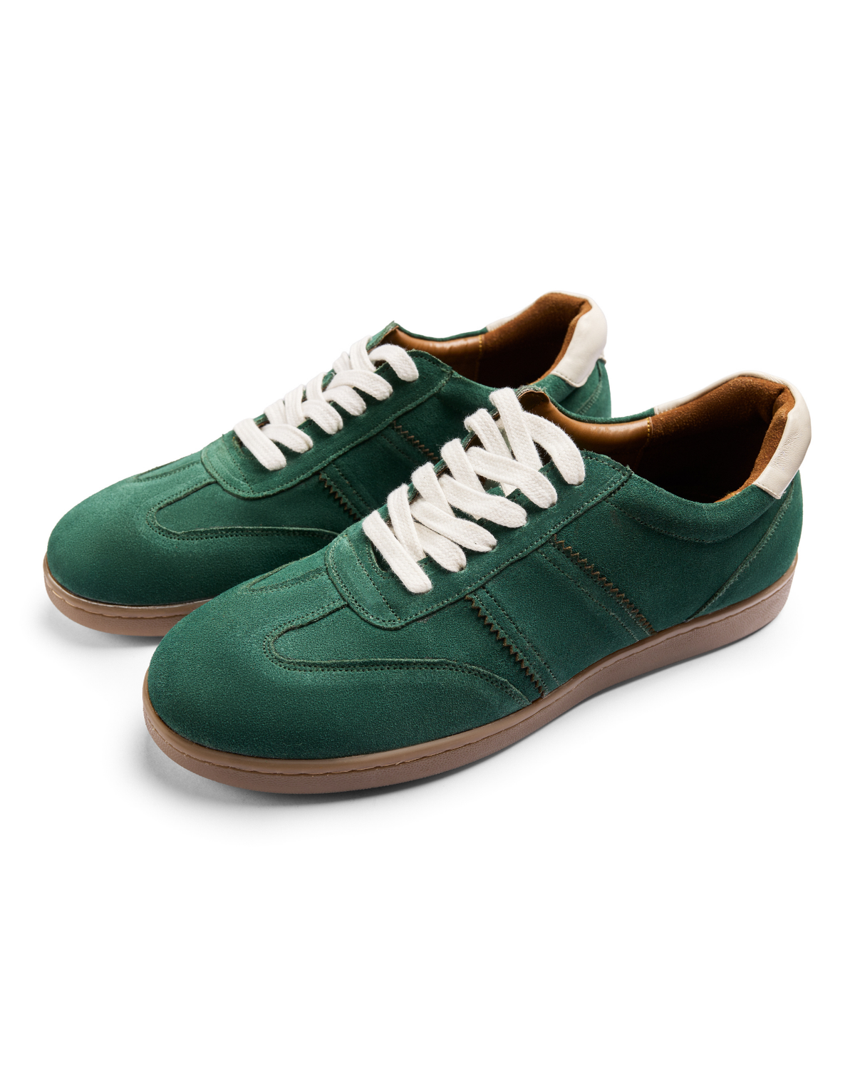 No Notes - Fine suede Sneaker, Olive Green