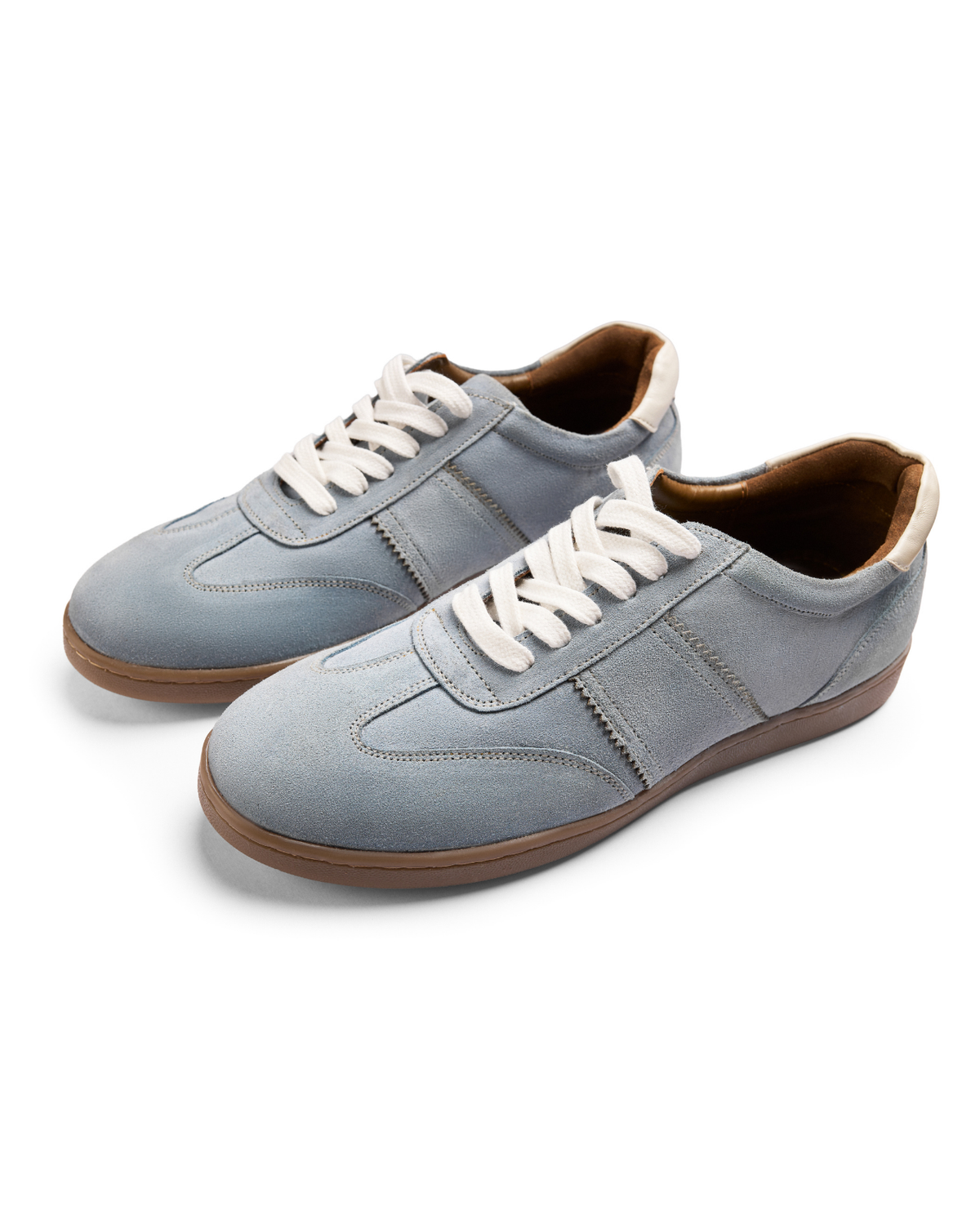No Notes - Fine suede Sneaker, Powder Blue
