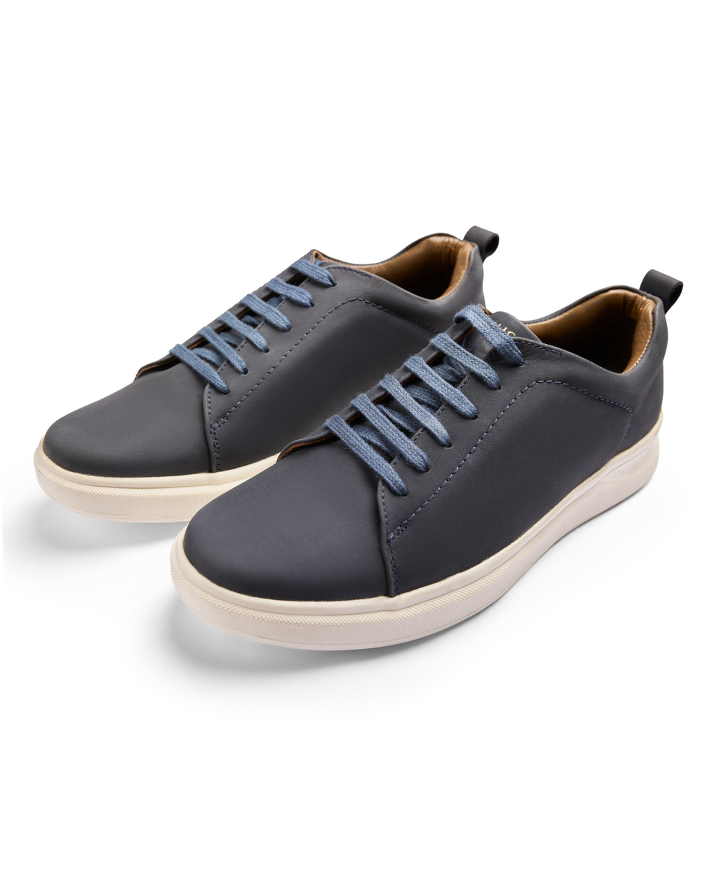 Good Point - Genuine leather Lace-Up Sneaker, Navy Blue